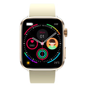 T92 1.81 inch IPS Square Screen Smart Watch, Heart Rate / Blood Oxygen / Blood Pressure(Yellow)