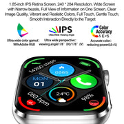 T92 1.81 inch IPS Square Screen Smart Watch, Heart Rate / Blood Oxygen / Blood Pressure(Blue)