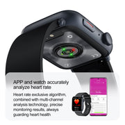 T92 1.81 inch IPS Square Screen Smart Watch, Heart Rate / Blood Oxygen / Blood Pressure(Grey)