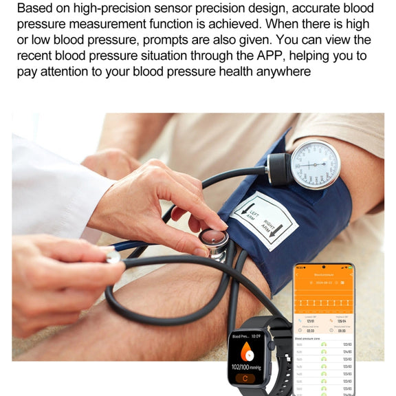 T92 1.81 inch IPS Square Screen Smart Watch, Heart Rate / Blood Oxygen / Blood Pressure(Red)