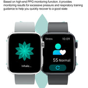 T92 1.81 inch IPS Square Screen Smart Watch, Heart Rate / Blood Oxygen / Blood Pressure(Red)