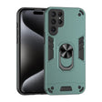 For Samsung Galaxy S25 Ultra 5G Shockproof Metal Ring Holder Phone Case(Green) - Galaxy S25 Ultra 5G Cases by PMC Jewellery | Online Shopping South Africa | PMC Jewellery | Buy Now Pay Later Mobicred