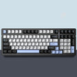 AULA F99 99 Keys Wired/2.4G/Bluetooth Three Model Customized RGB Mechanical Keyboard(Black White Blue) - free shipping - PMC TechLife - Order now!