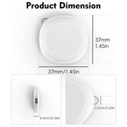 4 in 1 Portable Smart Watch Magnetic Wireless Charger(White)