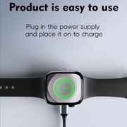 4 in 1 Portable Smart Watch Magnetic Wireless Charger(Black)