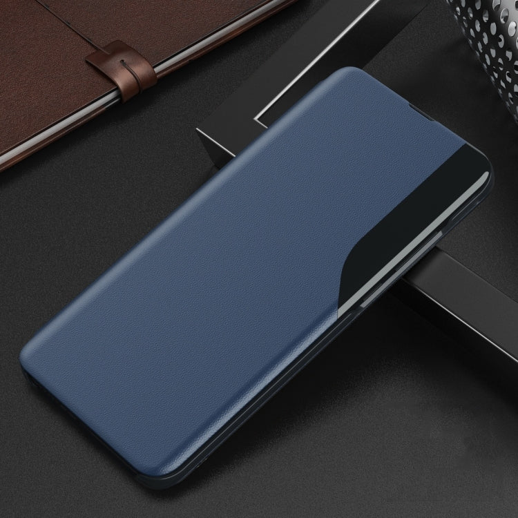 For Xiaomi Redmi Note 9 Pro Attraction Flip Holder Leather Phone Case(Dark Blue)