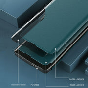 For Xiaomi Redmi Note 9 Pro Attraction Flip Holder Leather Phone Case(Dark Blue)