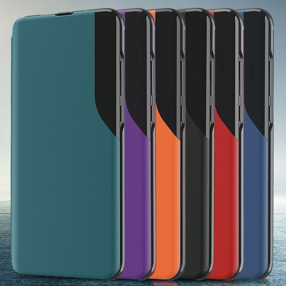 For Xiaomi Redmi Note 9 Pro Attraction Flip Holder Leather Phone Case(Dark Blue)