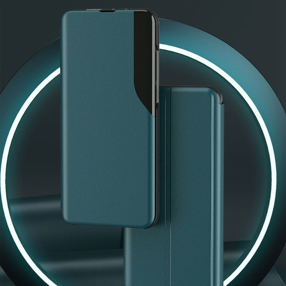 For Xiaomi Redmi Note 9 Pro Attraction Flip Holder Leather Phone Case(Dark Blue)