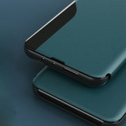 For Xiaomi Redmi Note 9 Pro Attraction Flip Holder Leather Phone Case(Dark Blue)
