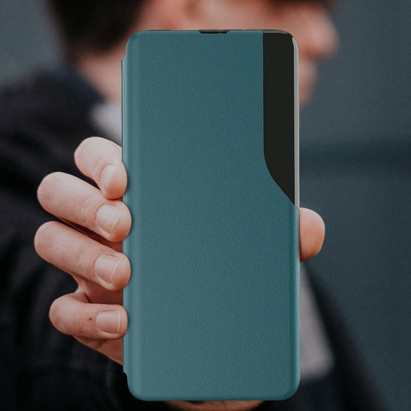For Xiaomi Redmi Note 9 Pro Attraction Flip Holder Leather Phone Case(Dark Blue)