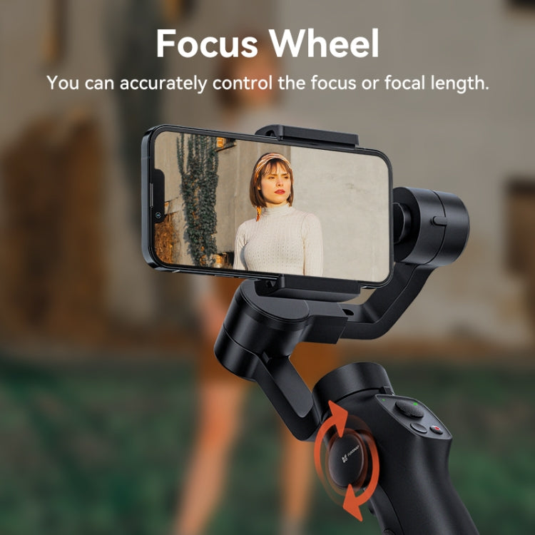 FUNSNAP Capture 2s Smart 3-Axis Handheld Gimbal Phone Live Stabilizer, Basic Version(Black)