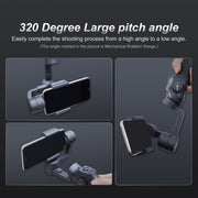 FUNSNAP Capture 2s Smart 3-Axis Handheld Gimbal Phone Live Stabilizer, Combo Version(Black)