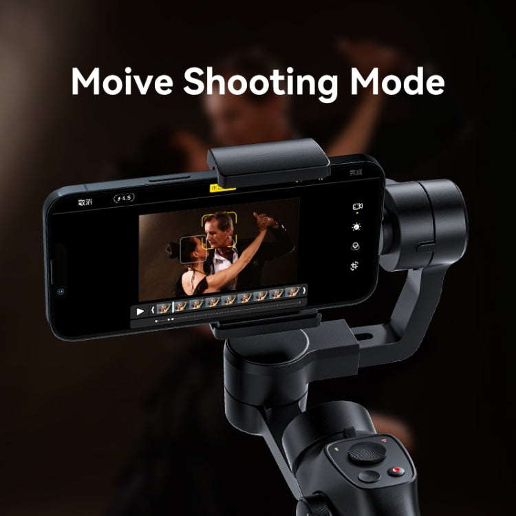 FUNSNAP Capture 2s Smart 3-Axis Handheld Gimbal Phone Live Stabilizer, Combo Version(Black)