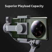 FUNSNAP Capture 5 Professional 3-Axis Handheld Gimbal Phone Live Stabilizer, Basic Version(Grey)