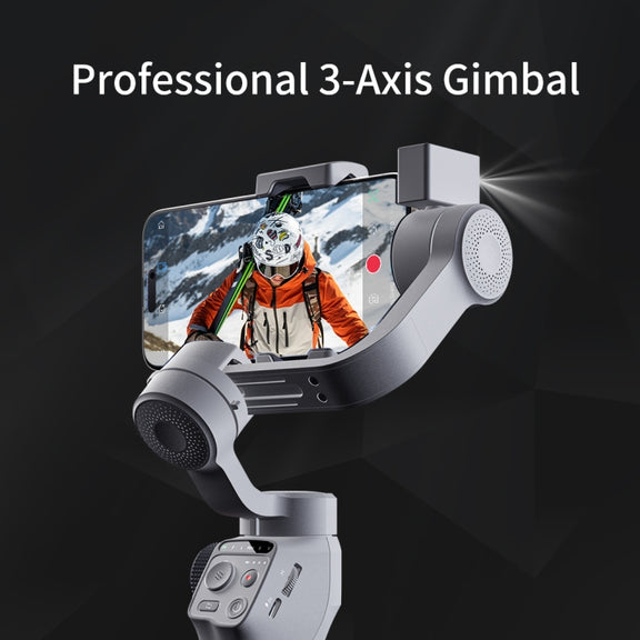 FUNSNAP Capture 5 Professional 3-Axis Handheld Gimbal Phone Live Stabilizer, Combo Version(Grey)