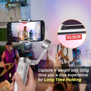 FUNSNAP Capture �� Aluminum Alloy Arm 3-Axis Handheld Phone Gimbal, Basic Version(Grey)