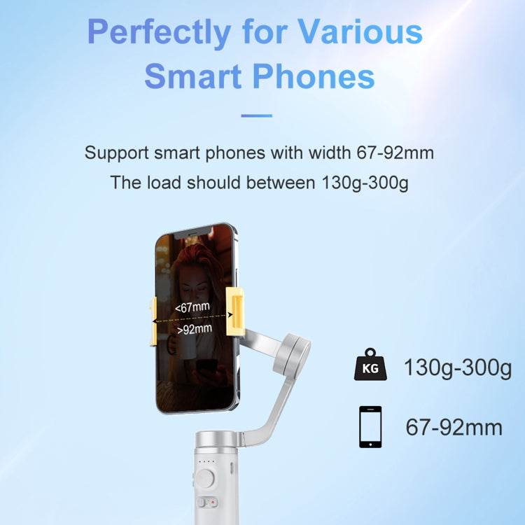 FUNSNAP Capture �� Aluminum Alloy Arm 3-Axis Handheld Phone Gimbal, Combo Version(Grey)
