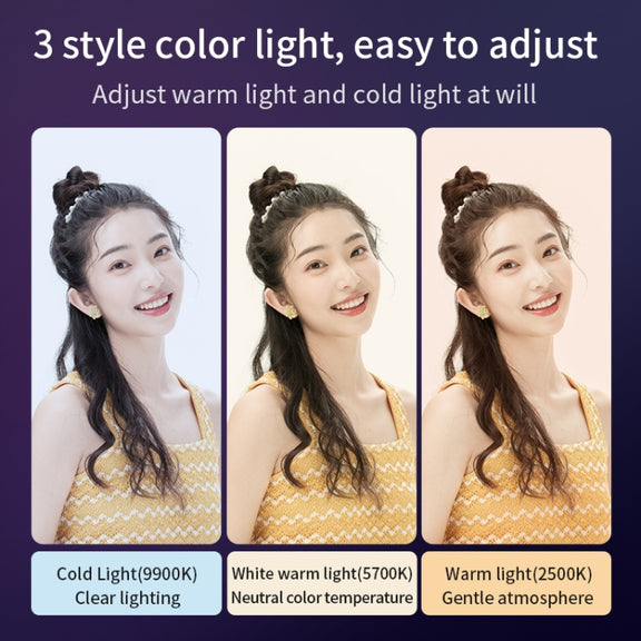FUNSNAP Pocket Full Color RGB Video Shot Fill Light(White)