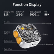 FUNSNAP Pocket Full Color RGB Video Shot Fill Light(White)