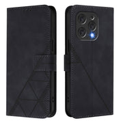 For Doogee N55 Plus Crossbody 3D Embossed Flip Leather Phone Case(Black)