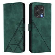 For Doogee N55 Plus Crossbody 3D Embossed Flip Leather Phone Case(Green)
