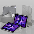 For iPad Air 11 2025 / 2024 mutural Y-Shape Deformation Leather Tablet Case(Grey) - free shipping - PMc TechLife - Order now!