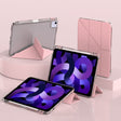 For iPad Air 11 2025 / 2024 mutural Y-Shape Deformation Leather Tablet Case(Pink) - free shipping - PMc TechLife - Order now!