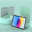 For iPad 2025 / 2022 mutural Y-Shape Deformation Leather Tablet Case(Green) - free shipping - PMc TechLife - Order now!