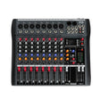 XTUGA CT80X 8-Channels Audio Mixer DJ Mixing Console with 48V Power Supply(EU Plug) - Live Sound Effects Processors by XTUGA | Online Shopping South Africa | PMC TechLife | Buy Now Pay Later Mobicred