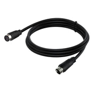 90 Degree mini DIN 9 Pin Male to Female TV Box Adapter Cable, Length:3m(Black)