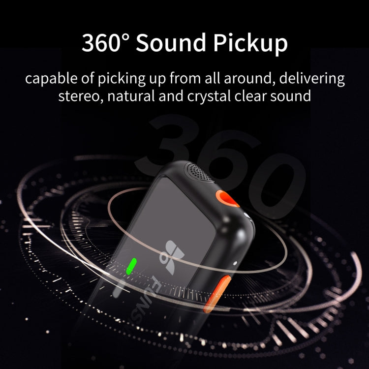 FUNSNAP S6 Lavalier Wireless Microphone, 8 Pin RX + 1 TX