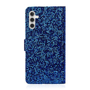 For Samsung Galaxy S25+ 5G Glitter Powder Filp Leather Phone Case(Blue)