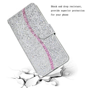 For Samsung Galaxy S25+ 5G Glitter Powder Filp Leather Phone Case(Silver)