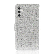 For Samsung Galaxy S25 5G Glitter Powder Filp Leather Phone Case(Silver)