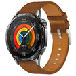 For Huawei Watch GT 5 / GT 5 Pro 46mm Square 22mm Leather Watch Band(Brown) - free shipping - PMc TechLife - Order now!