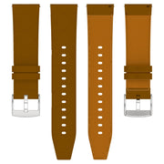 For Huawei Watch GT 5 / GT 5 Pro 46mm Square 22mm Leather Watch Band(Brown)