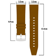 For Huawei Watch GT 5 / GT 5 Pro 46mm Square 22mm Leather Watch Band(Black)