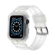 For Apple Watch Series 10 42mm Armor TPU Case Integrated Watch Band(Frosted Clear) - free shipping - PMC Jewellery - Order now!