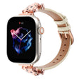 For Apple Watch 42mm / 41mm / 40mm / 38mm Leopard Head Genuine Leather Watch Band(White Rose Gold) - free shipping - PMC TechLife - Order now!