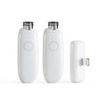 FUNSNAP M2 1 TX + 2 RX Digital Noise Reduction Wireless Microphone Mic Tok, Version:8 Pin(White) - Microphone by FUNSNAP | Online Shopping South Africa | PMC TechLife | Buy Now Pay Later Mobicred