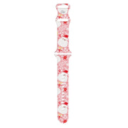 For Apple Watch 46mm / 49mm / 45mm / 44mm Christmas Pattern Silicone Watch Band(Santa Claus Pink)