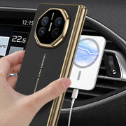 For Huawei Mate XT Ultimate Design GKK Phantom Leather MagSafe Frame Phone Case(Balck)