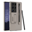 For Samsung Galaxy S25 Ultra 5G GKK Ultra-thin Holder Phone Case with Pen Slots & Stylus Pen(Titanium Gray) - free shipping - PMC Jewellery - Order now!