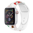 For Apple Watch 46mm / 49mm / 45mm / 44mm Christmas Pattern Silicone Watch Band(Christmas Snowman) - free shipping - PMc TechLife - Order now!