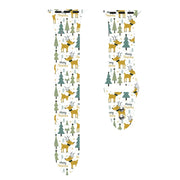 For Apple Watch 46mm / 49mm / 45mm / 44mm Christmas Pattern Silicone Watch Band(Forest Christmas)