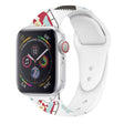 For Apple Watch 42mm / 41mm / 40mm / 38mm Christmas Pattern Silicone Watch Band(Santa Claus) - free shipping - PMc TechLife - Order now!
