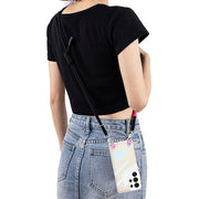 For Samsung Galaxy S25 Ultra 5G GKK Space Series Full Coverage Phone Case with Crossbody Rope(Black)