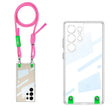For Samsung Galaxy S25 Ultra 5G GKK Space Series Full Coverage Phone Case with Crossbody Rope(Pink) - Galaxy S25 Ultra 5G Cases by GKK | Online Shopping South Africa | PMC Jewellery | Buy Now Pay Later Mobicred