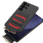 For Samsung Galaxy S25 Ultra 5G GKK Ultra-thin Wristband Holder Phone Case(Green)